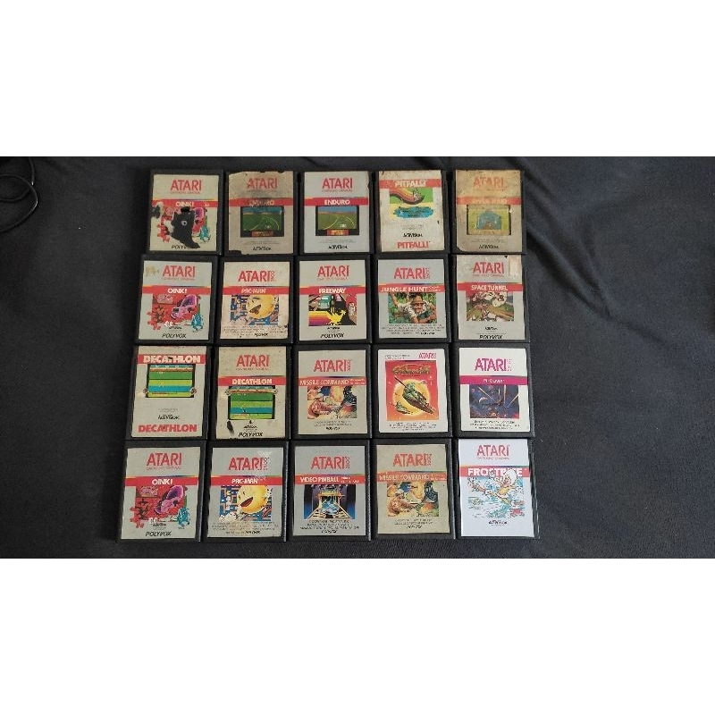 jogo atari cartucho fita polivox Americano silver label cce dactar