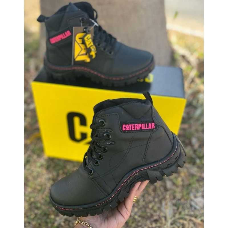 Bota Caterpillar Adventure feminina coturno - Escorrega o Preço