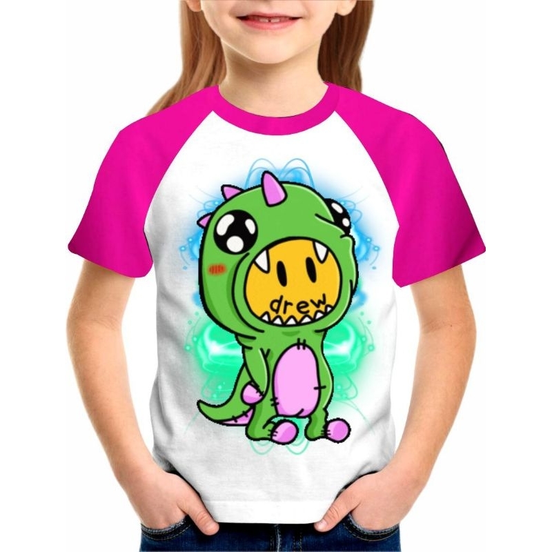 Camiseta do Drew Dinossauro Camisa do Dinossauro