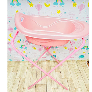 Kit Banheira + Suporte de Banheira de Menina