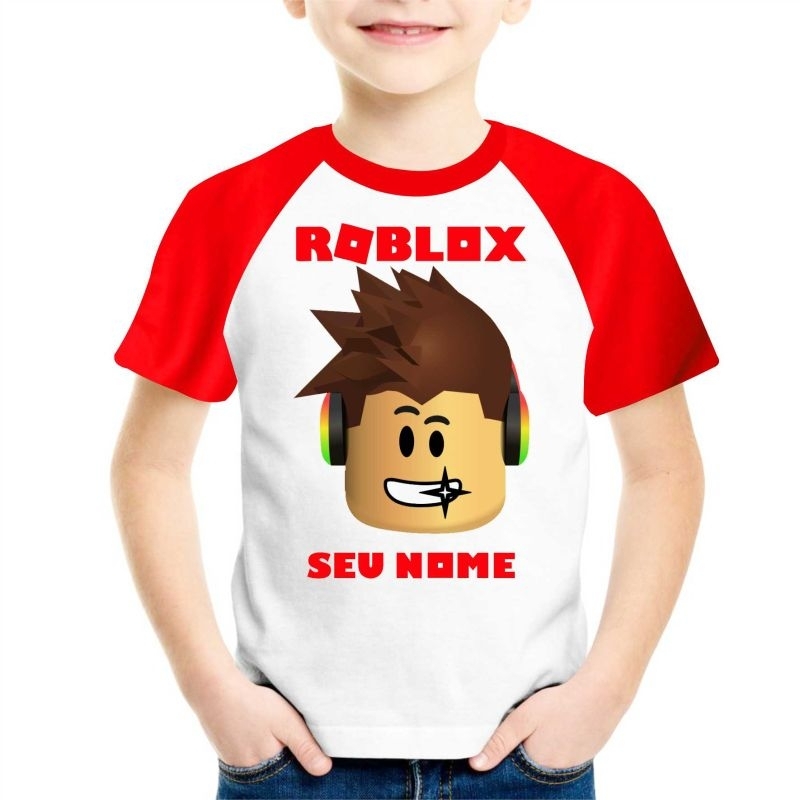 Camisa festa roblox  Compre Produtos Personalizados no Elo7