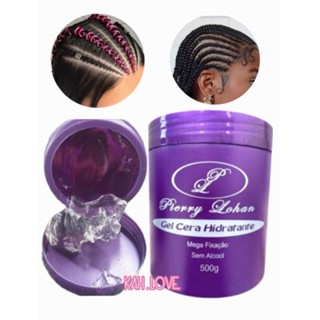 Gel Pierry Lohan para Tranças e baby Hair (kit 3 unidades 500g cada)
