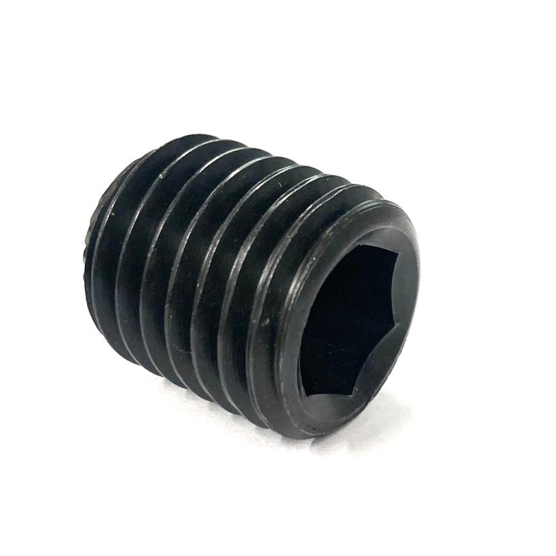 Parafuso Allen M16 X 16mm Sem Cabeça Oxidado Preto