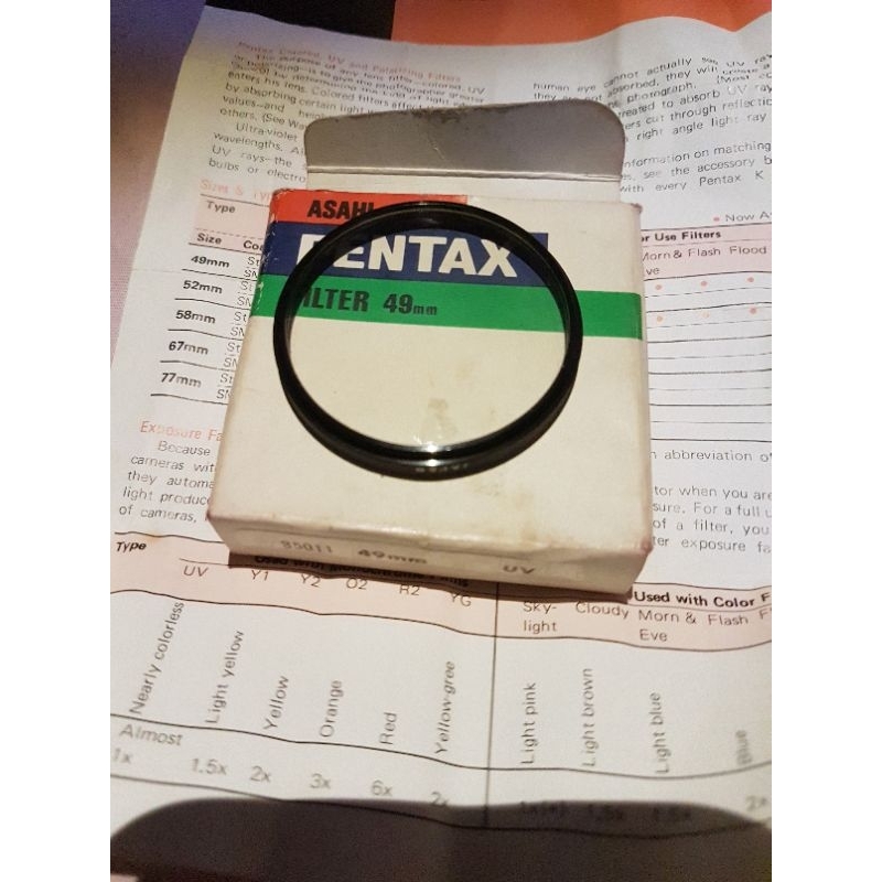 Asahi Pentax 49mm filte. Tem q limpar direito. Não sei qual produto usa