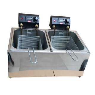Fritadeira elétrica 16 litros 2 cubas de 8 litros linha profissional