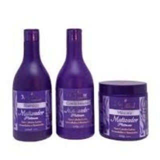Kit Capilar Para Cabelos Com Luzes Hidratante Kit Platinum Maycrene