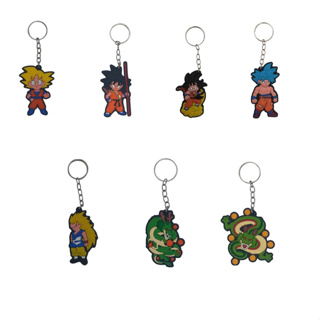 Chaveiro Emborrachado Alto Relevo Dragon Ball em Oferta na Shopee