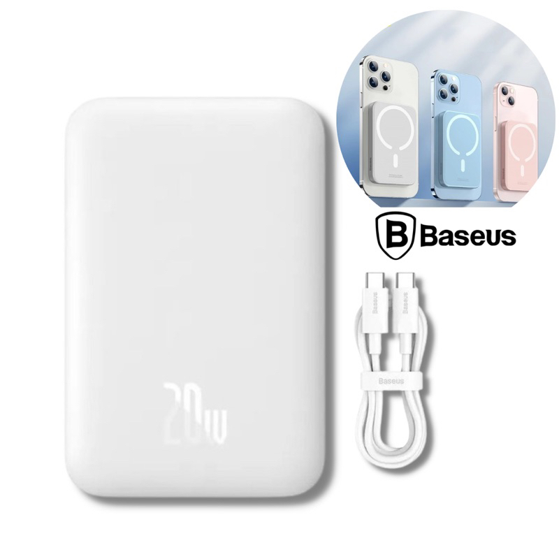 Bateria Portátil Baseus Carregamento por Indução MagSafe 20w