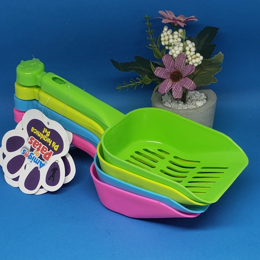 Pá Higiênica Pet  Plástica para Gatos e Cachorrinhos Scoopers