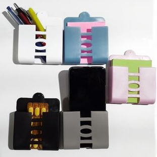 Suporte para Celular e Porta Objetos De Parede com Adesivo para Parede Celular Controle e ...