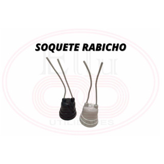 Bocal para lâmpada com soquete rabicho