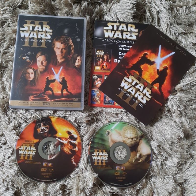 Dvd Duplo Star Wars III - A Vingança dos Sith (2005, Lucasfilm 3, Hayden Christensen)