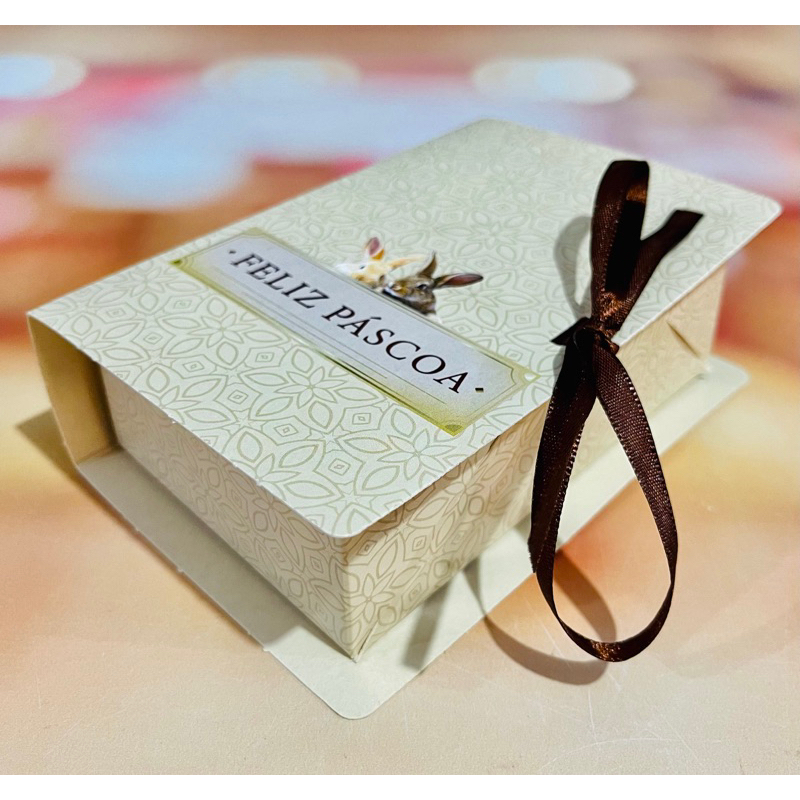 10~40 Caixa Livro C/ Berco Tons De Cacau 4313 (PASCOA IDEIA OUTLET) OFERTA em Oferta na Shopee