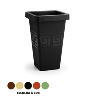 Kit 6 Vasos Quadrados Em Coluna 19,5L De Plástico Resistente Decoração em Oferta na Shopee