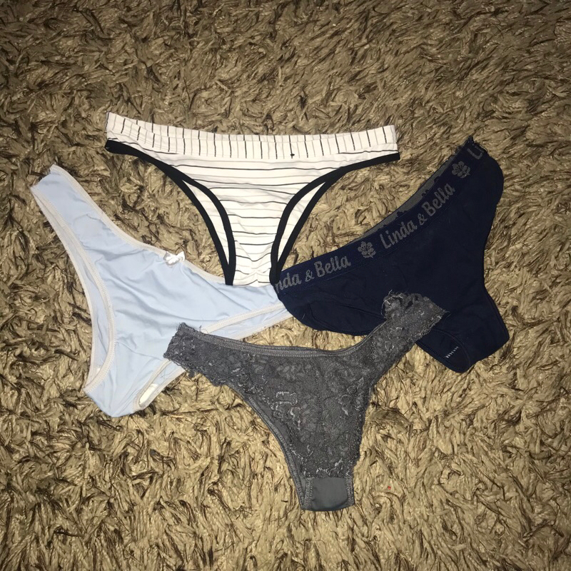 Peça íntima calcinha lingerie usada para fetiche