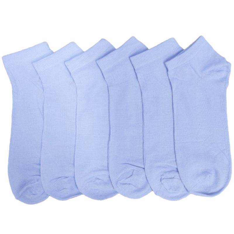 Kit 12 Pares de Meia Soquete Cano Curto Branco