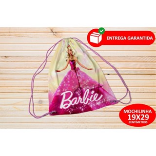 Kit 10 Mochilinhas Barbie Para Festa