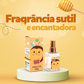Colônia sem Álcool Infantil Baby Perfume de Bebê Bioclub 120ml