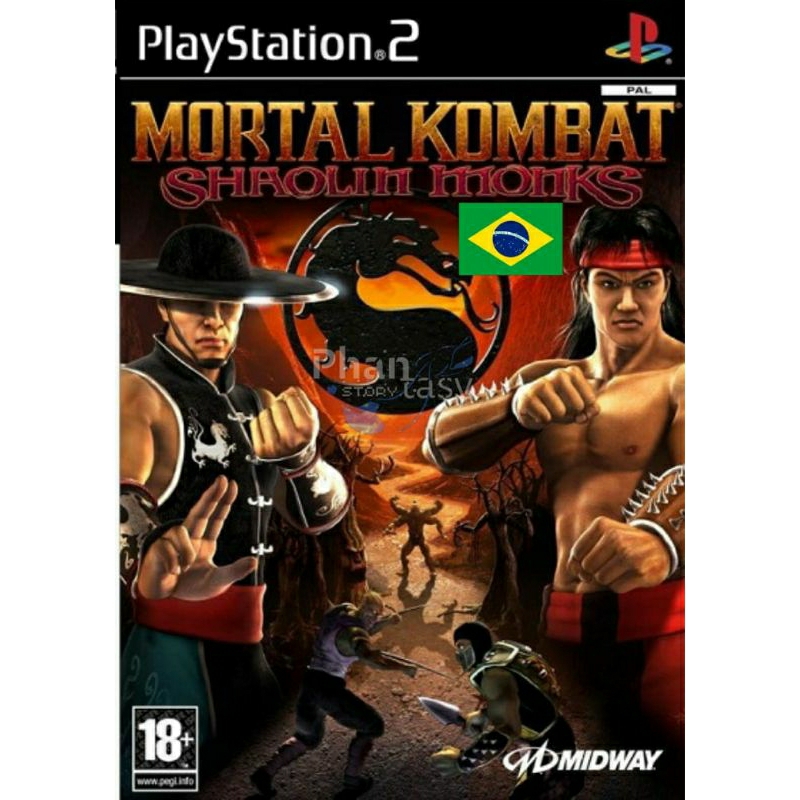 Mortal Kombat Shaolin Monks legendado em português para PlayStation 2 PS2 desbloqueado