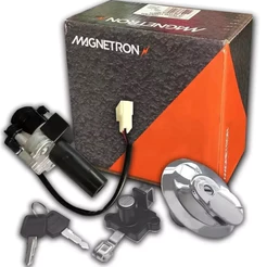 Kit Chave Ignição Honda CBX250 Twister 2006 a 2008 (3 Peças) Chave Curta