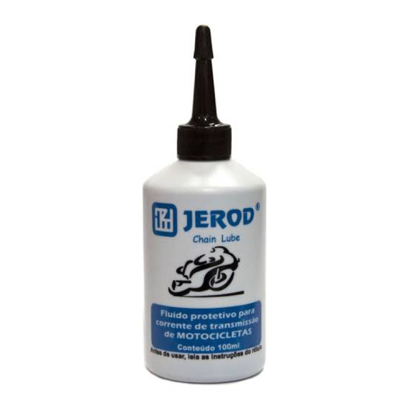 Óleo Lubrificante Corrente Grafitado Jerod Moto Cg Titan Fan Mix start 160 Cbx 200/250 Fazer 150/250 100ml 4 Peças — imagem 2 de 2
