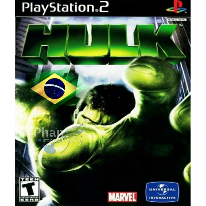 Hulk legendado em português para PlayStation 2 PS2 desbloqueado