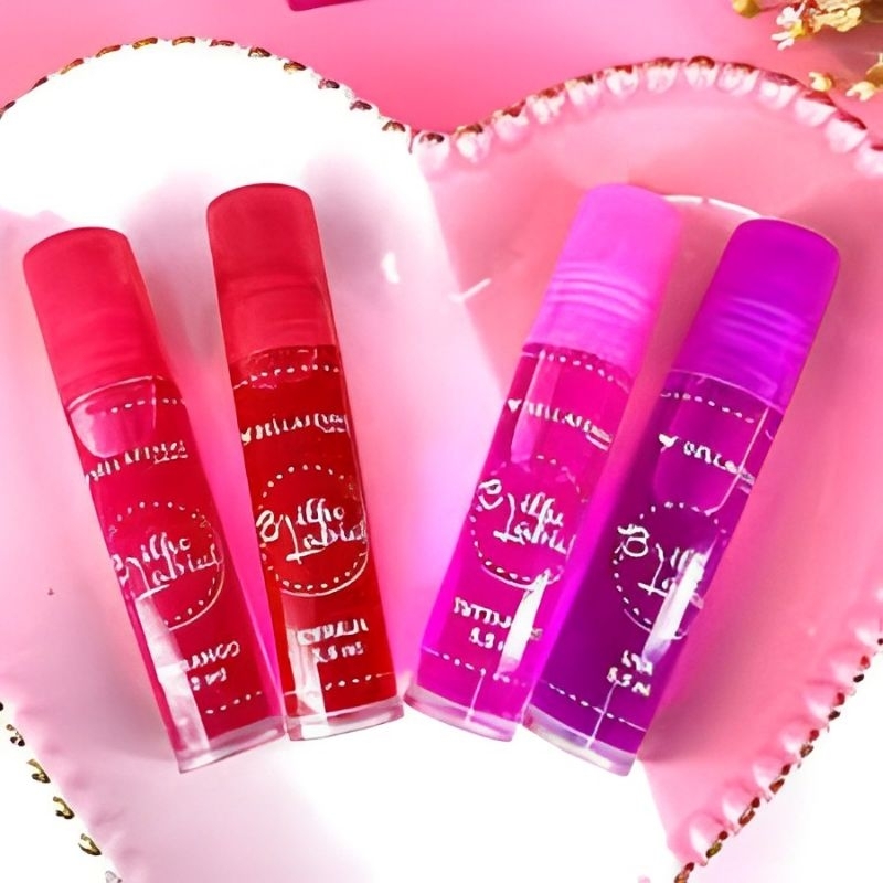 kit 2 Lip Gloss Hidratante Labial Frutas / Lip Balm / Lip Oil Tango / Maquiagem em Oferta na Shopee