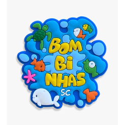 Ímã de geladeira emborrachado - BOMBINHAS/ SC