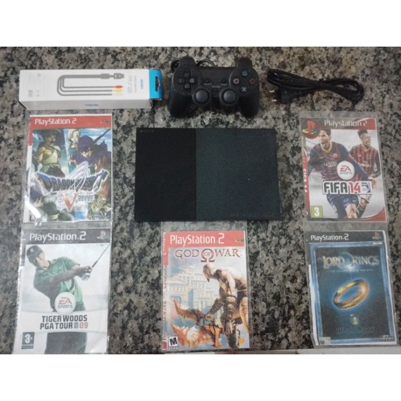 PlayStation 2 Ps2 Slim Modelo 77006 Funcionando Detalhe - Escorrega o Preço