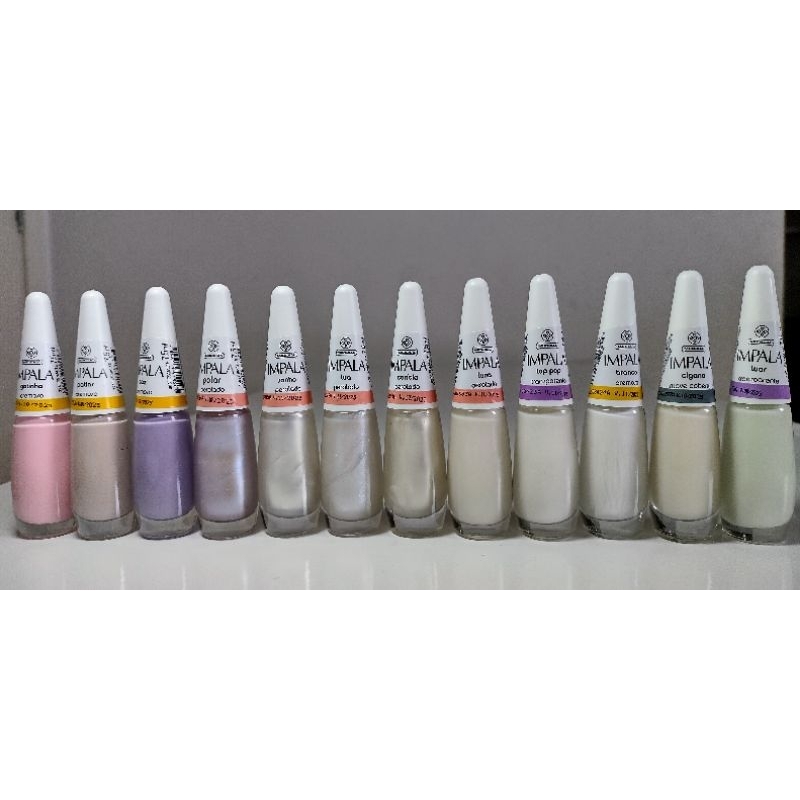 kit francesinha Impala com 12 esmaltes em Oferta na Shopee