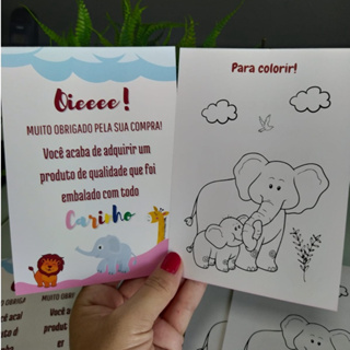 30 un Folheto Infantil 10x15cm | Para colorir | Encomendas clientes | folheto crianças |infantil | Panfleto | Papelaria em Oferta na Shopee