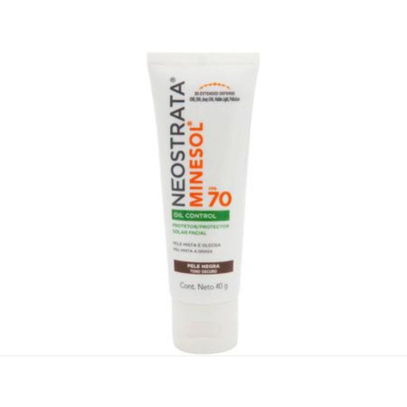 Protetor Solar Facial Neostrata FPS 70 Pele Negra - Oil Control Minesol 40g