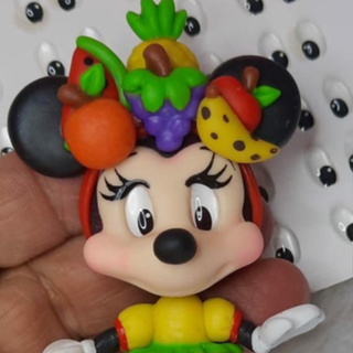 Olhos Adesivos Resinados Ratinho, miney, mickey, aplique de laço e biscuit em Oferta na Shopee