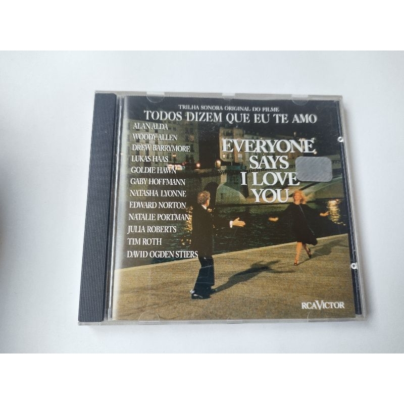 Cd Todos Dizem que eu te amo Trilha Sonora Otimo Estado