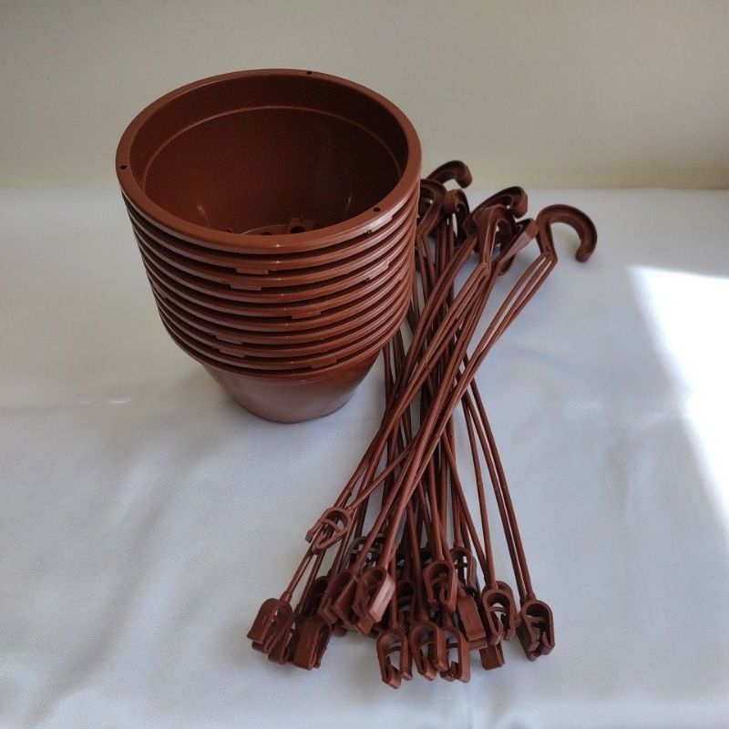Kit 10 Cuias 13 De 500ml com alças na cor Marrom