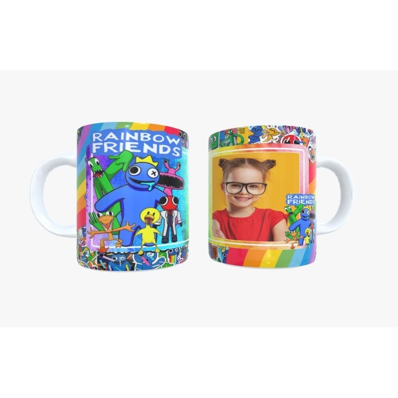 Caneca Rainbow Friends Caneca Rainbow Friends com sua foto