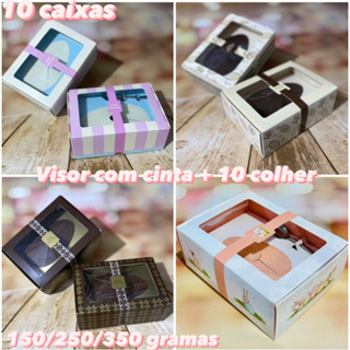 10 caixas ovo de Páscoa de colher 250 g ou 350 g cinta embutida visor linha pracitice páscoa 2024 (idéia) VARIOS MODELOS em Oferta na Shopee