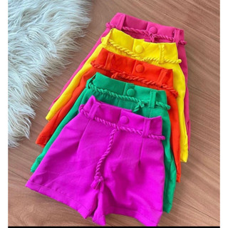 Short Alfaiataria social básico curto