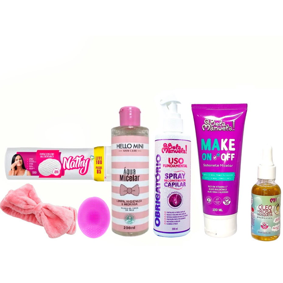 Kit de Cuidados Diários e Rotina de Beleza
