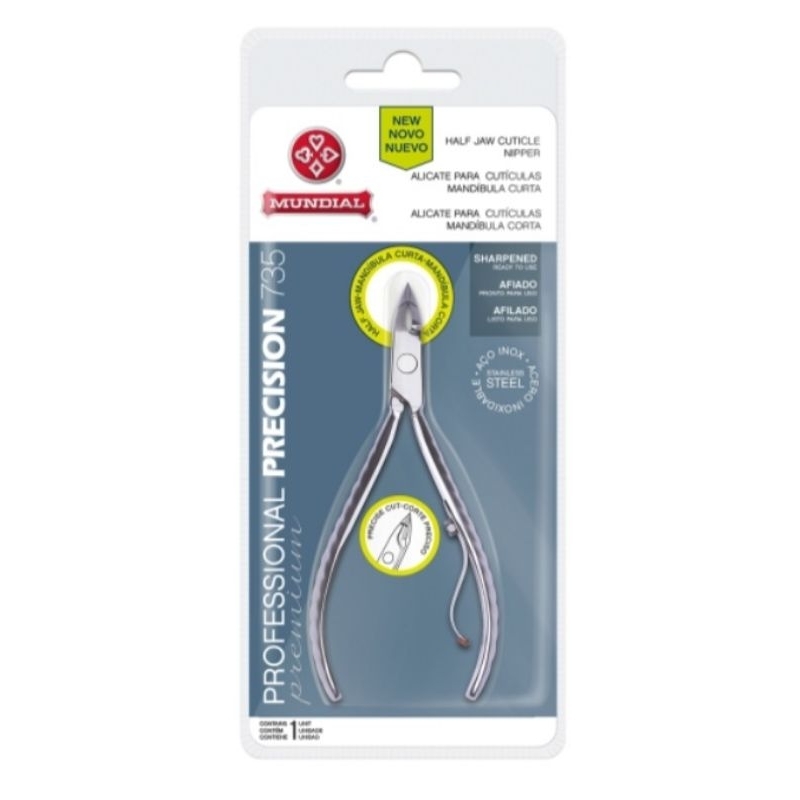 Alicate de Cutícula 735-PR Professional Premium Precision Aço Inox Mundial em Oferta na Shopee