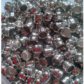 TERMINAL REDONDO MONTAGEM BIJUTERIA para tassel - 12 unid - 8mm x 11mm R$ 10,99.