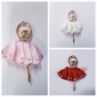 Apliques Bailarinas Saia de Cetim com Strass 2 Unidades