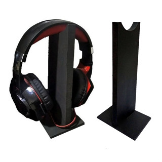 Suporte Fone de Ouvido para Mesa Headset Hedphone Gamer Game - em madeira mdf / pinus