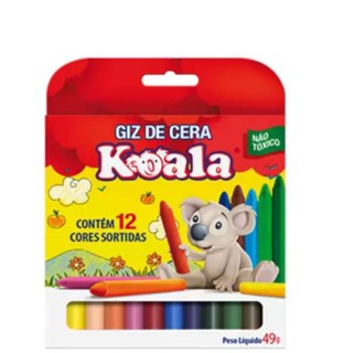 Gizão de Cera 12 cores l  Koala
