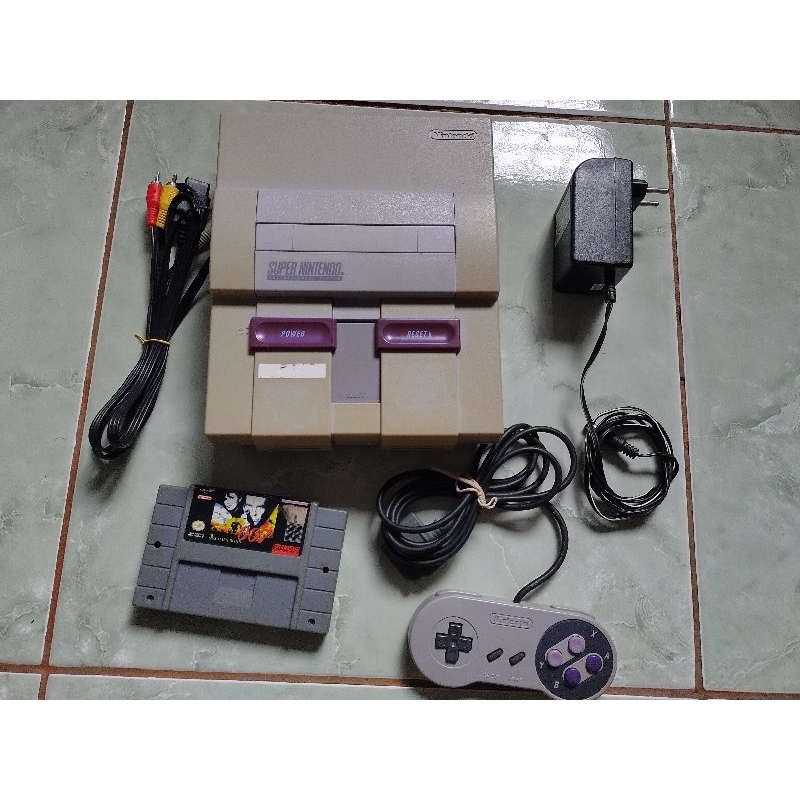 Super Nintendo funcionando perfeitamente