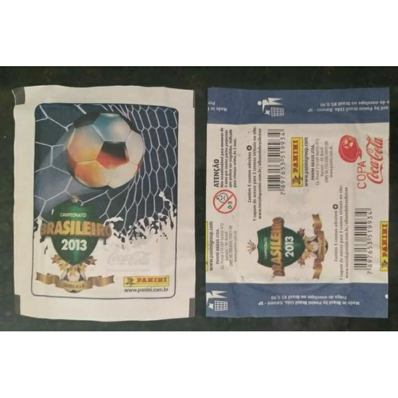 Envelope de Figurinhas Lacrado - Álbum Campeonato Brasileiro 2013 - Panini