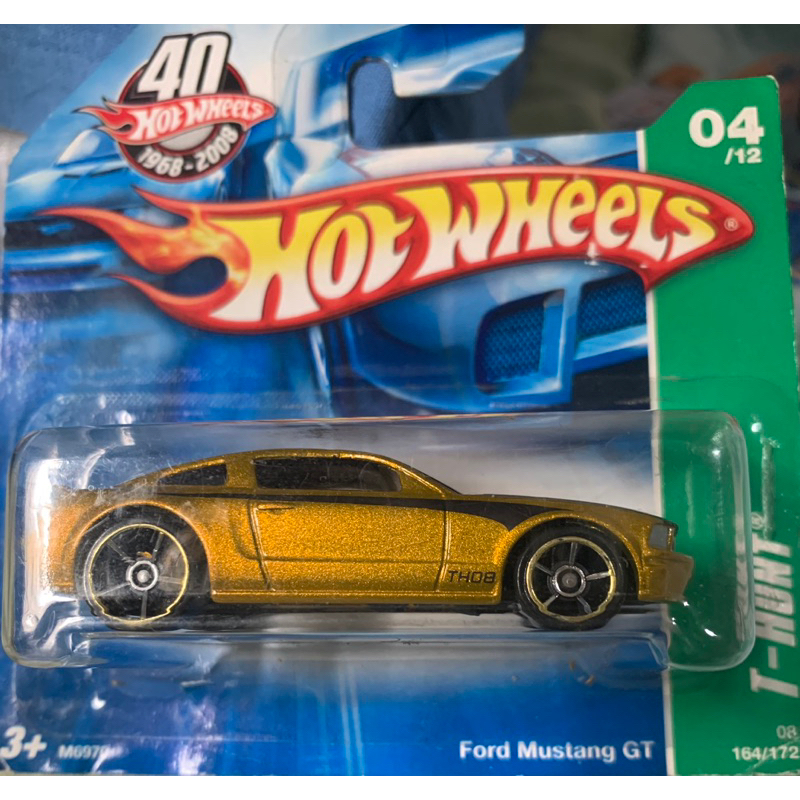 Hot Wheels 2008 Super T-Hunt Ford Mustang GT, 4/12, Short Card, 1/64, Occasion