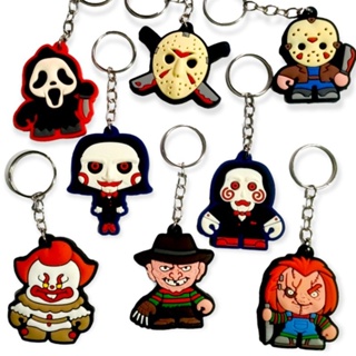 Chaveiros Emborrachados Geek Nerd Alta Qualidade Fãs Filme Terror Assustador Jason Chucky Freddy Colecionável em Oferta na Shopee