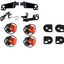 4 pisca + 4 suporte xr 250 tornado dianteiro traseiro + 4 coxim pisca