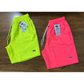 Short Masculino Bermuda Rosa Verde Neon Mauricinho Elastano